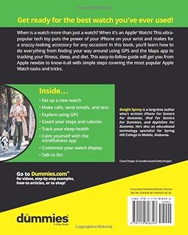 Apple Watch For Seniors For Dummies (For Dummies (Computer/Tech))