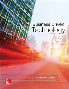 Business driven technology
