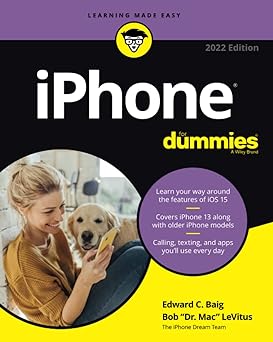 Iphone For Dummies, 2022 Edition