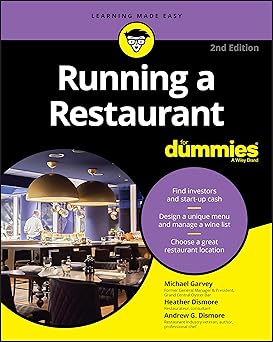 Running a restaurant for dummies, 2nd edition