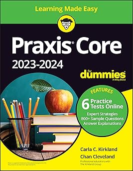 Praxis Core 2023-2024 For Dummies