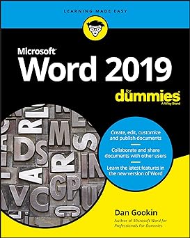 Word 2019 for dummies