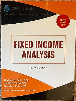 Fixed income analysis.