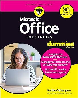 Office 2021 For Seniors For Dummies