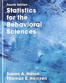 Statistics for the Behavioral Sciences