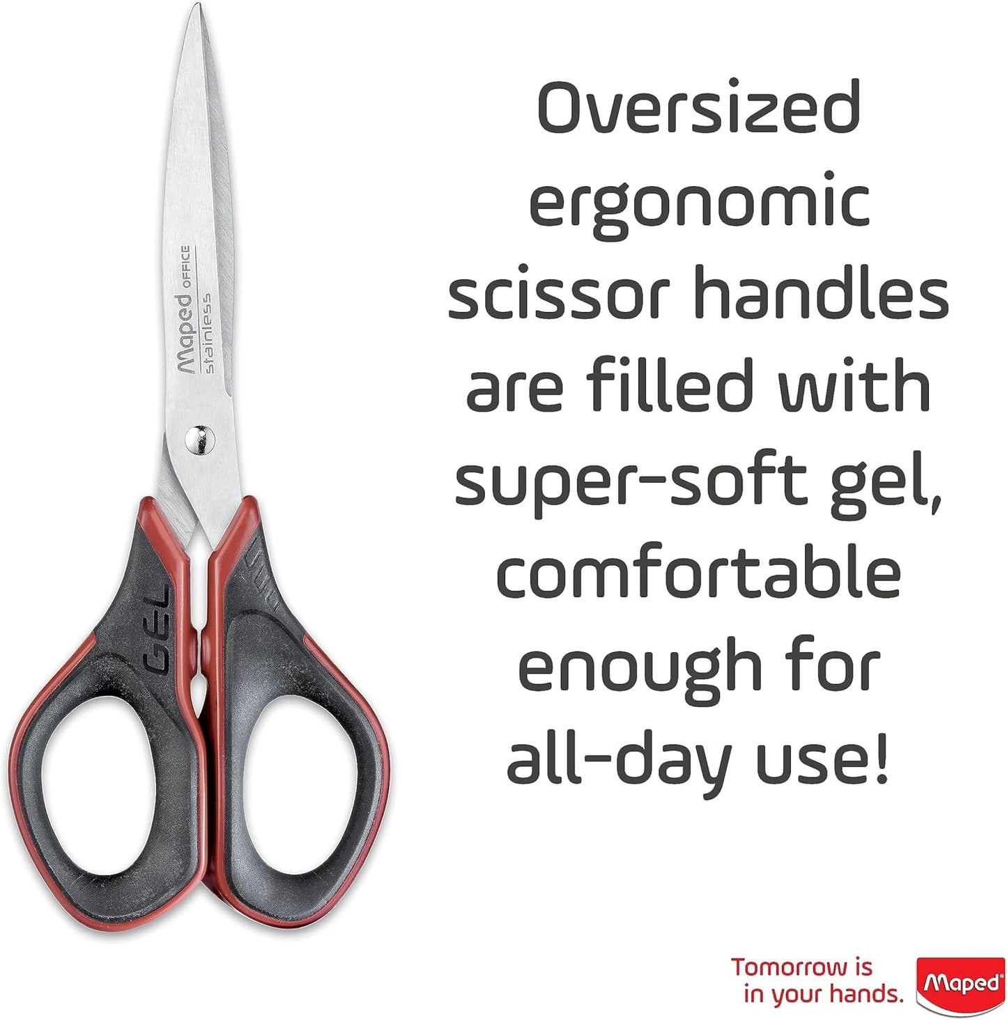 Maped Advanced Gel 17cm Black-Red, Quality Product, Excellent Quality