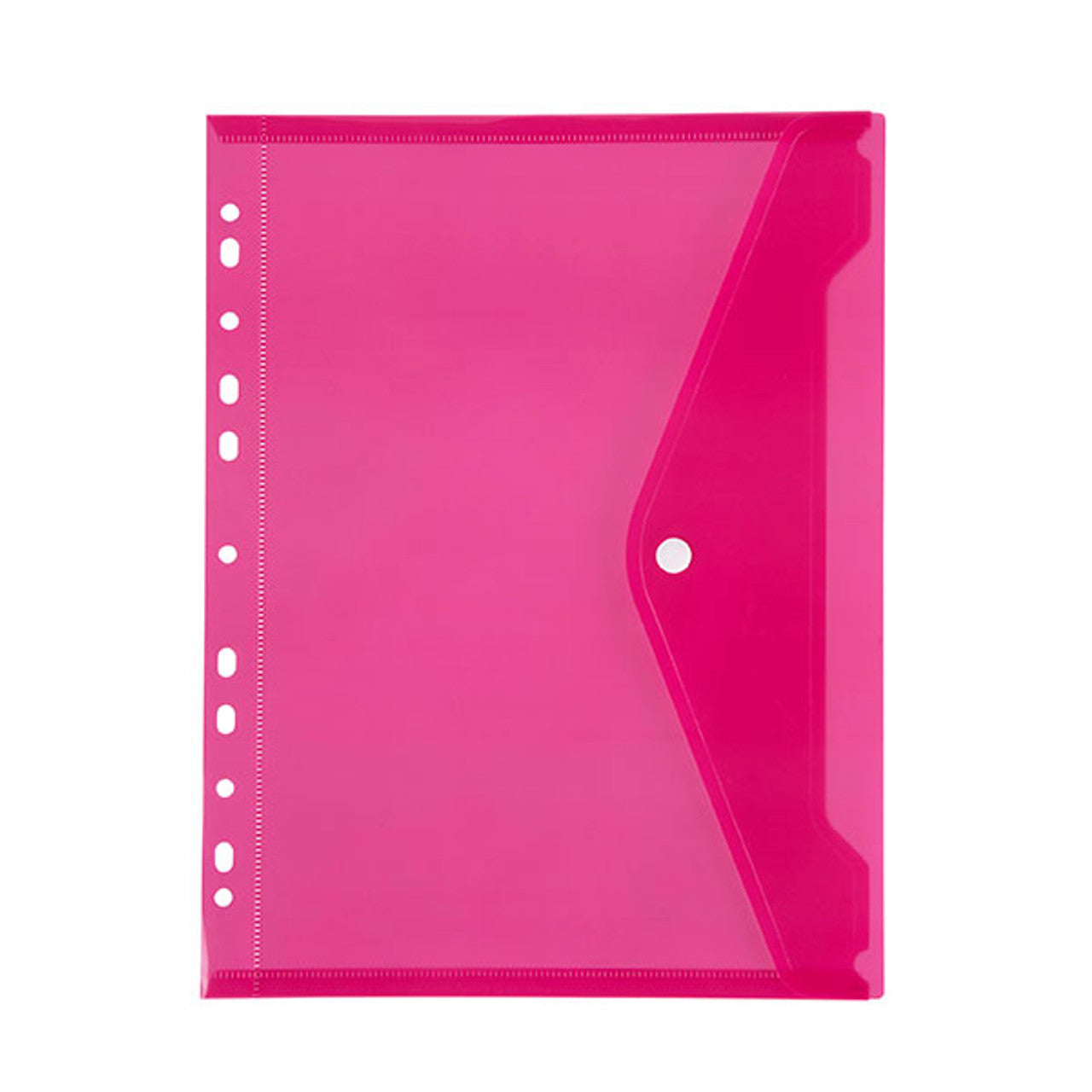 Binder Pocket Marbig A4 With Button Colour Pink