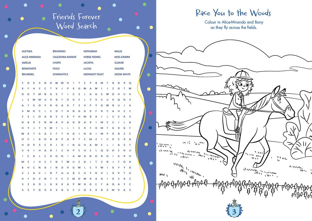 Alice-Miranda Friends Forever Activity Book