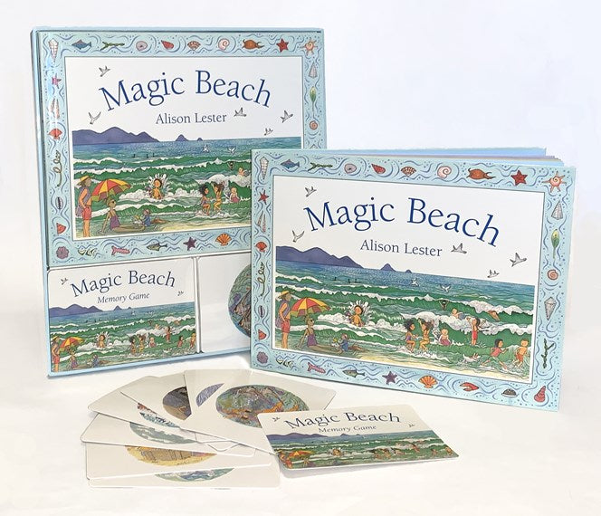 Magic Beach: Book And Memory Card Game