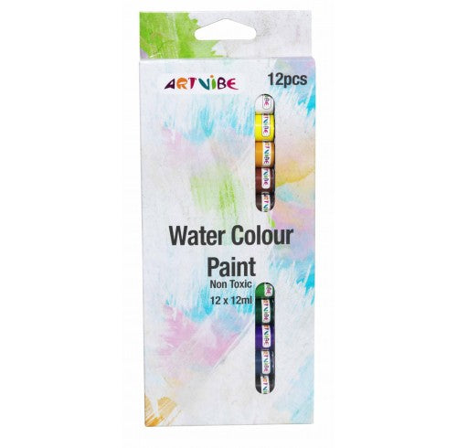 PAINT ARTVIBE ACRYLIC COLOURS 12 TUBES X 12ML, Non Toxic, For Ages 3+
