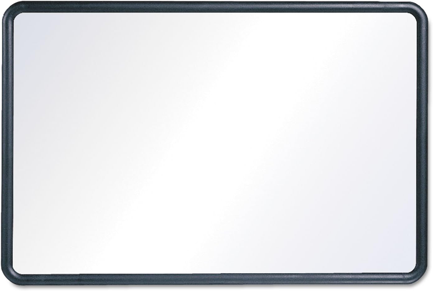 Quartet 7554 Contour Dry-Erase Board, Melamine, 48 x 36, White Surface, Black Frame