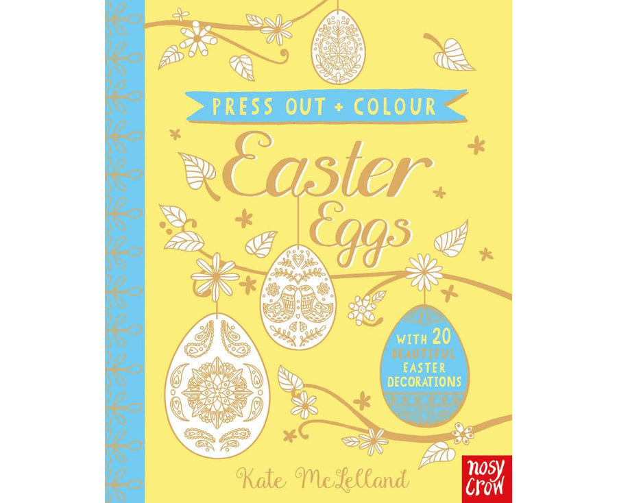 Press Out and Colour: Easter Eggs