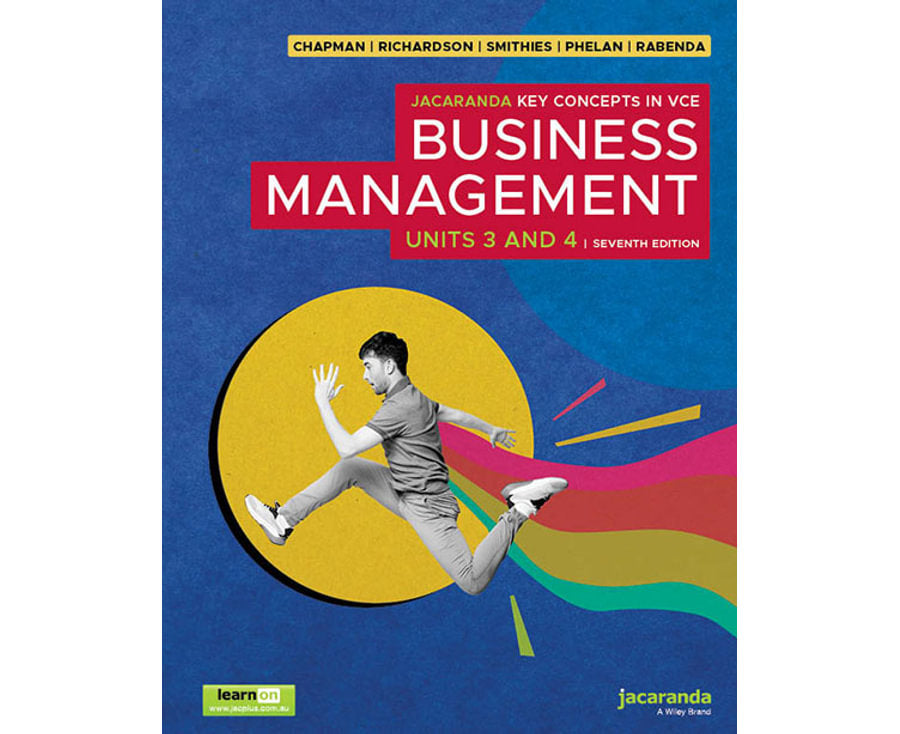 Jacaranda Key Concepts In Vce Business Management Units 3&4 6e Learnon & Print & Studyon (key Concepts In Business Management Series)