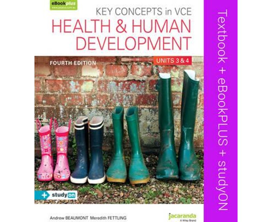 Key Concepts in VCE Health and Human Development Units 3&4 & Ebookplus