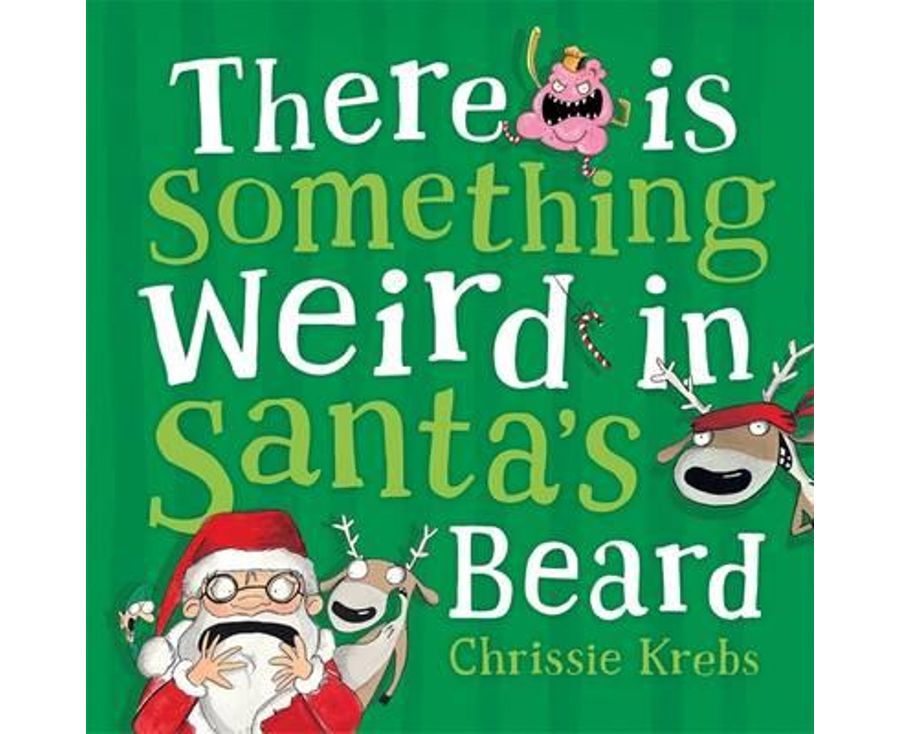 There is something weird in santa's beard