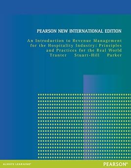 An introduction to revenue management for the hospitality industry
