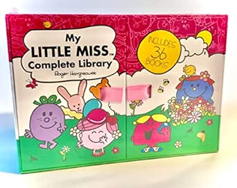 My LITTLE MISS Complete Library By Roger Hargreaves | 36 Books Set | Imported from Australia in Eco Friendly Packaging crafted by Delia Creations