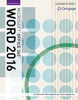 Illustrated Microsoft Office 365 & Word 2016: Comprehensive