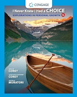 I never knew I had a choice