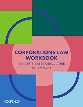 Corporations Law Workbook