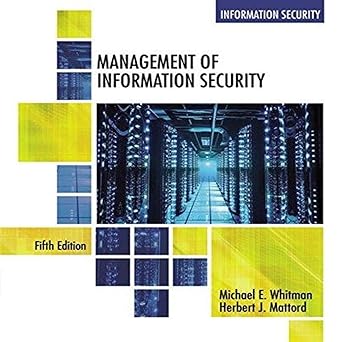Management of Information Security (MindTap Course List)