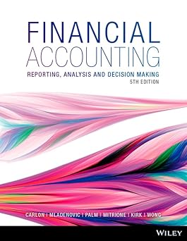 Financial Accounting: Reporting, Analysis and Decision Making