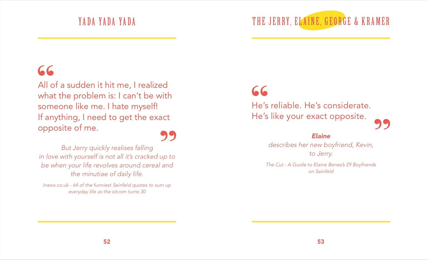 "Yada Yada Yada": The Little Guide to Seinfeld (The Little Books of Film & TV, 3)