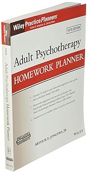 Adult Psycotherapy Homework Planner