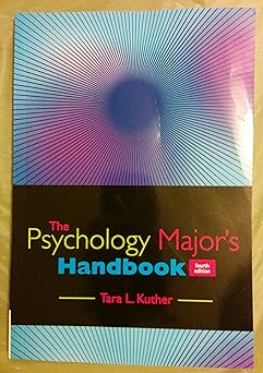 The psychology major's handbook