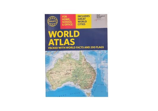 Philip's RGS World Atlas (A4): with Global Cities, Facts and Flags (Philip's World Atlas)