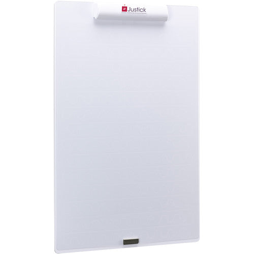 Justick by Smead, Frameless Mini Electro Dry-Erase Board with clear overlay, with Electro Surface Technology, White 400 mm X 600 mm