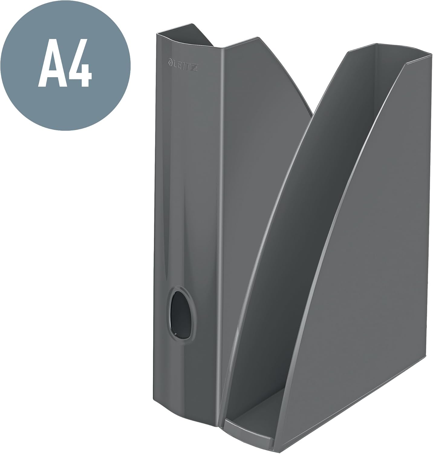 Leitz 52771001 Magazine File, A4, Wow Range, Pearl White, High Quality Robust Product