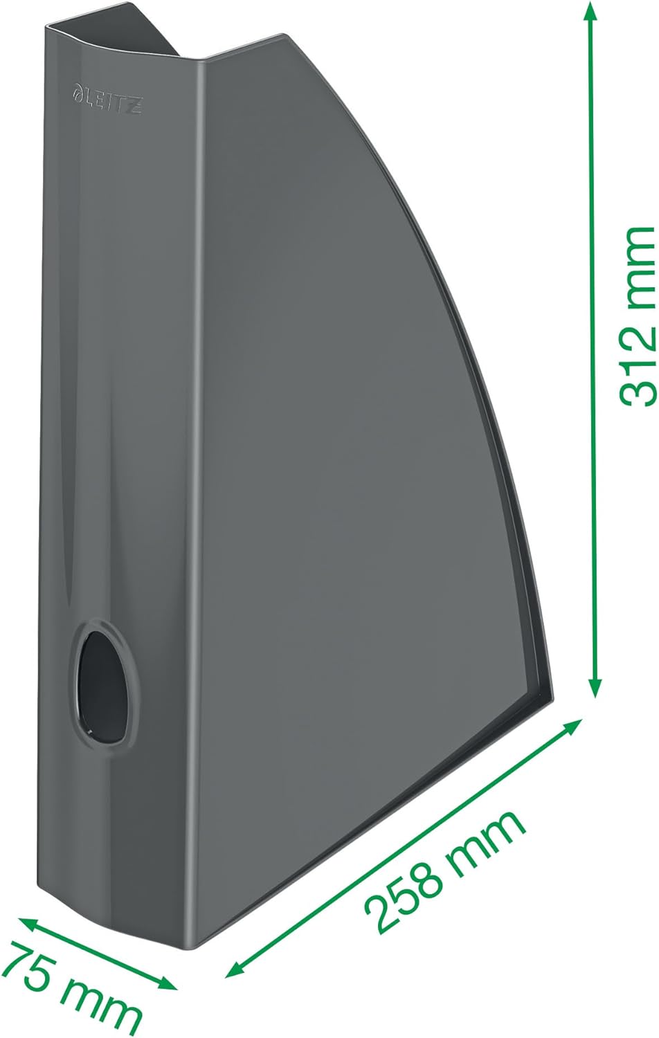 Leitz 52771001 Magazine File, A4, Wow Range, Pearl White, High Quality Robust Product