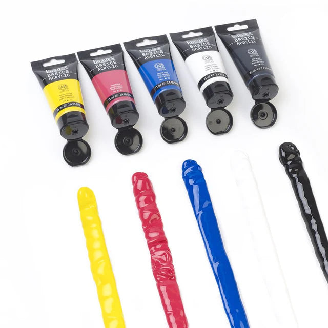 Liquitex Basics Acrylic Primary Paint Set 5
