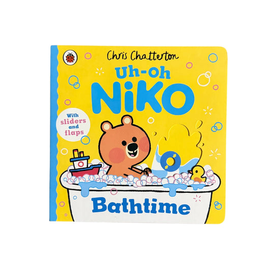 Ladybird Uh-Oh, Niko Bathtime a push, pull and slide story.