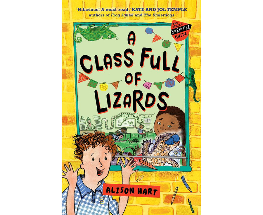 A class full of lizards