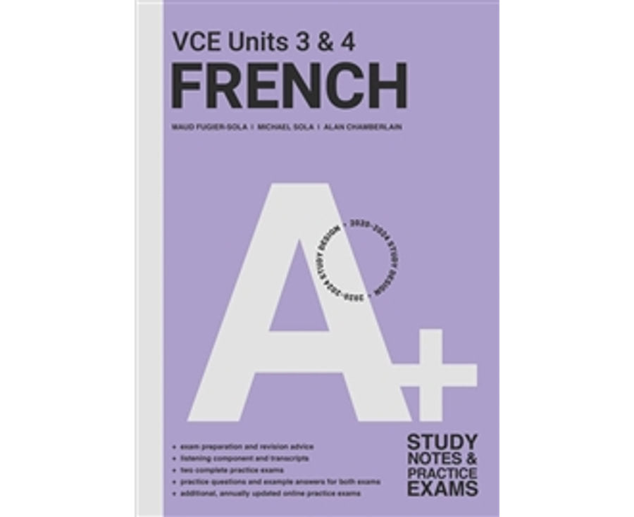 VCE Units 3 & 4 FRENCH Study notes