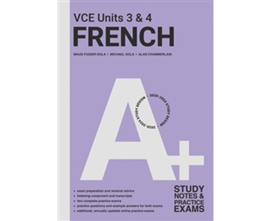 VCE Units 3 & 4 FRENCH Study notes
