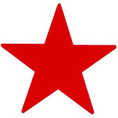 Deskmate Pre-Inked Merit Stamp Star Red