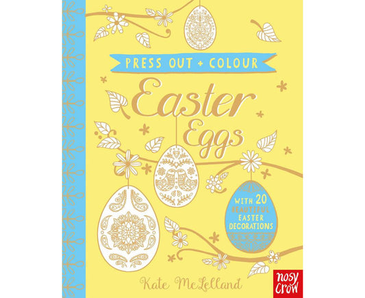 Press Out and Colour: Easter Eggs