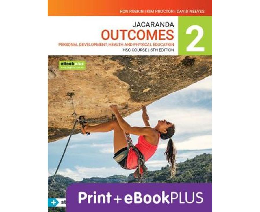 Jacaranda Outcomes 2 Personal Development, Health And Physical Education Hsc 6e Ebookplus & Print + Studyon Hsc Pdhpe 2e (book Code)