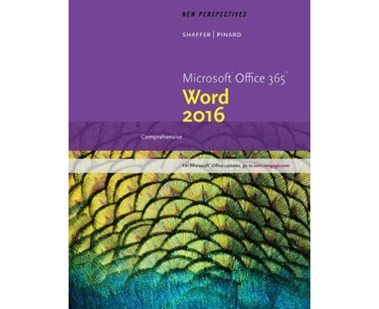 New Perspectives Microsoft Office 365 & Word 2016: Comprehensive (MindTap Course List)