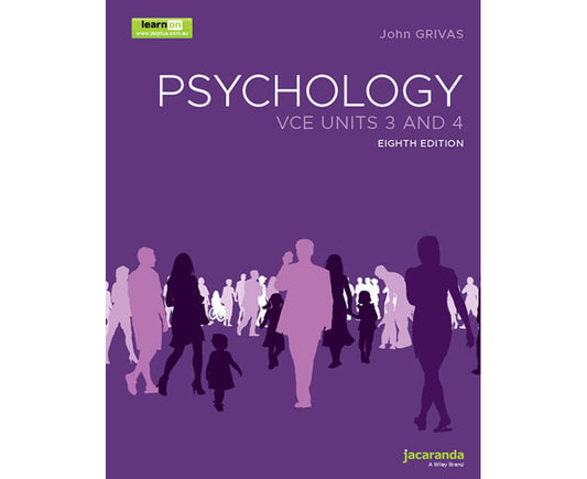 Psychology for VCE Units 3 and 4, 8e learnON and Print (VCE Psychology series)