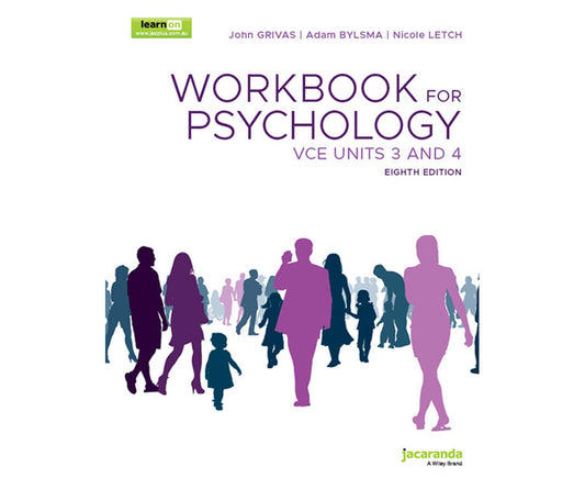 Workbook for Psychology  vce unit 3 and 4 eight edition