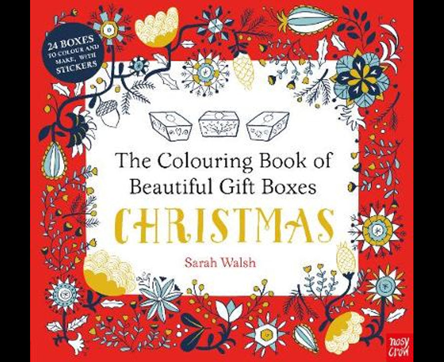 The Colouring Book of Beautiful Gift Boxes: Christmas (Colouring Book of Beautiful Boxes)